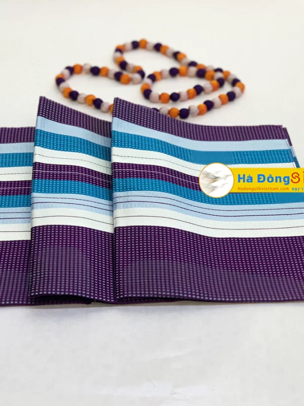 Khăn Tằm Xe 2 Họa Tiết 100% Lụa Tơ Tằm MNV-KLLS5252-11