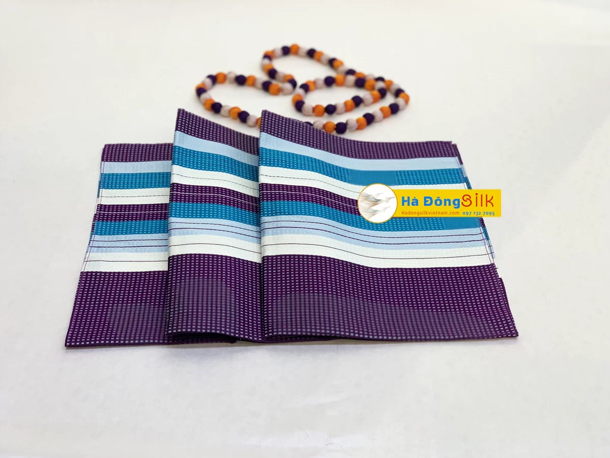 Khăn Tằm Xe 2 Họa Tiết 100% Lụa Tơ Tằm MNV-KLLS5252-11