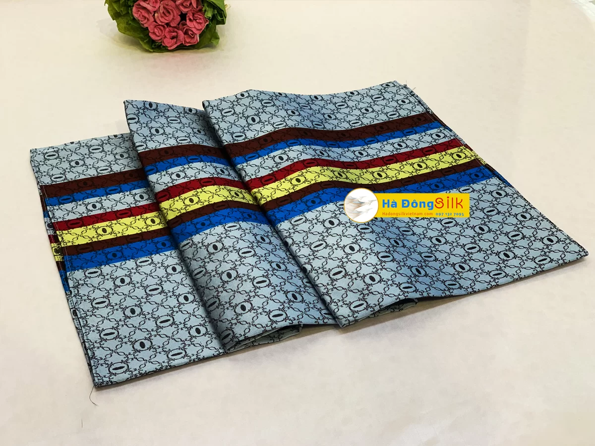 Khăn Tằm Xe 2 Họa Tiết 100% Lụa Tơ Tằm MNV-KLLS5252-13 - Ảnh 4