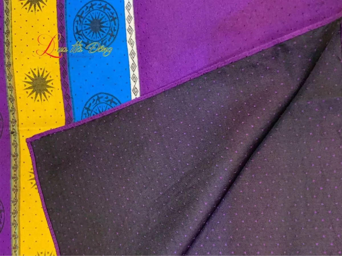 Khăn Tằm Xe 2 Họa Tiết 100% Lụa Tơ Tằm MNV-KLLS5252-29 - Ảnh 3