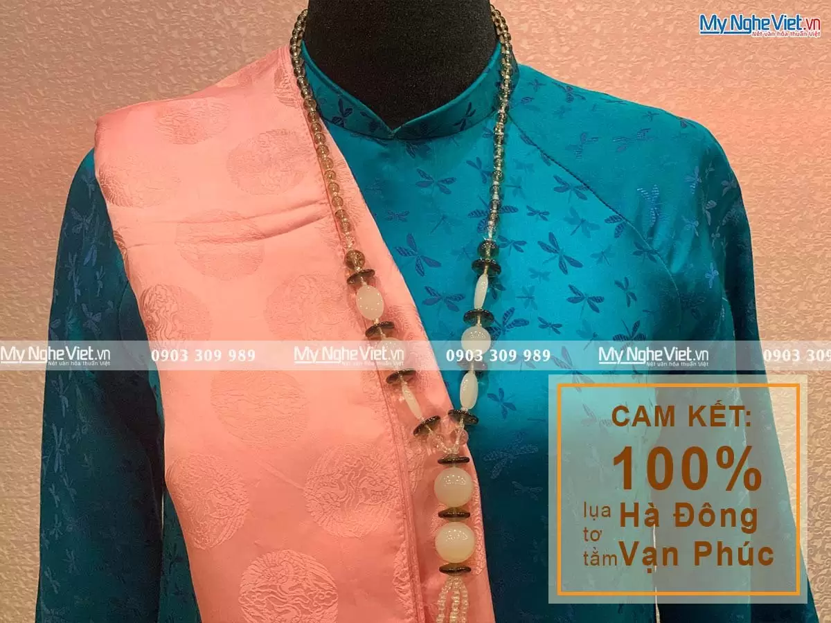 Khăn Choàng Cổ Họa Tiết Song Hạc MNV-KLTA44180-3 - Ảnh 3