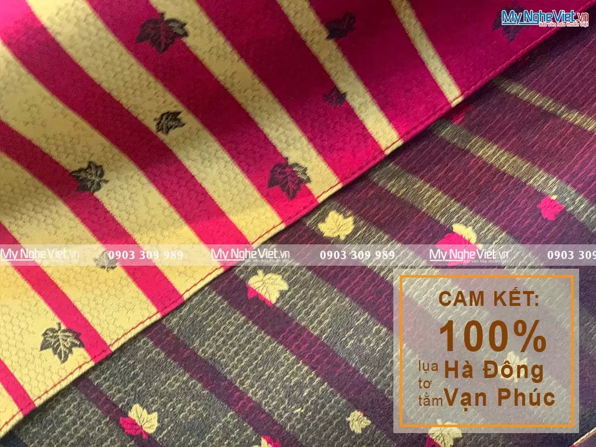 Khăn Choàng Cổ Lụa Hà Đông MNV-KLLS05-2 - Ảnh 3