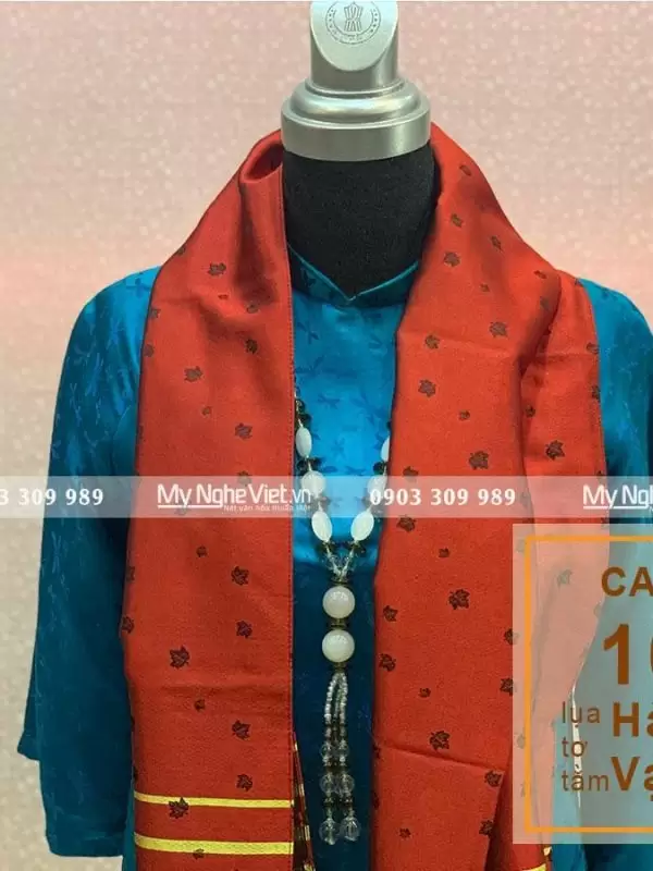 Khăn Choàng Cổ Lụa Hà Đông MNV-KLLS05