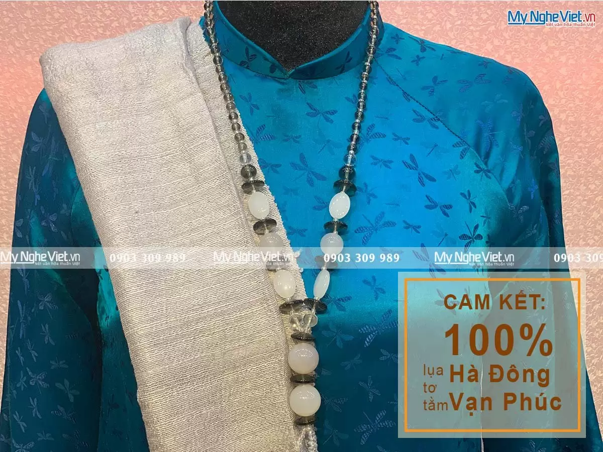 Khăn Choàng Cổ Đũi Xám MNV-KLTA4160-4 - Ảnh 2