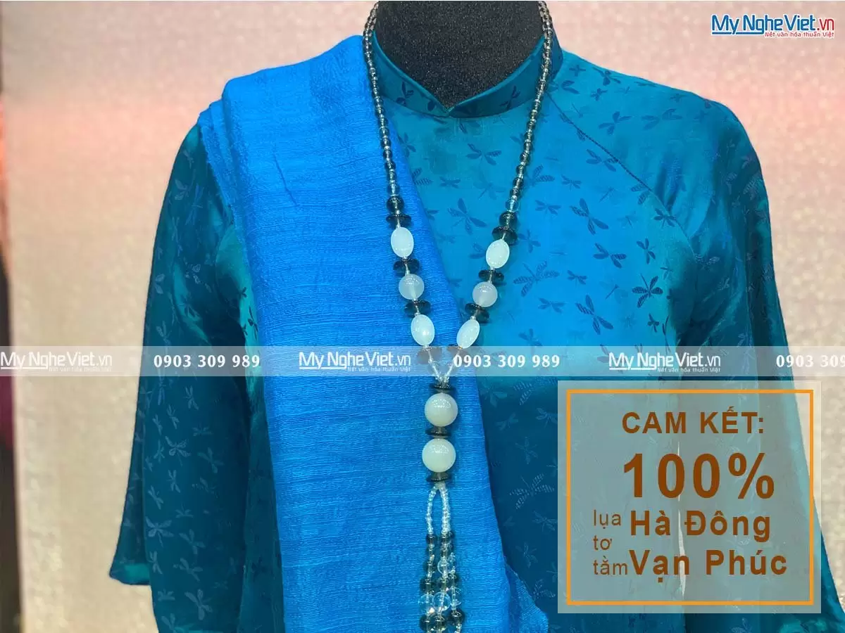 Khăn Choàng Cổ Đũi Xanh MNV-KLTA4160-2 - Ảnh 4