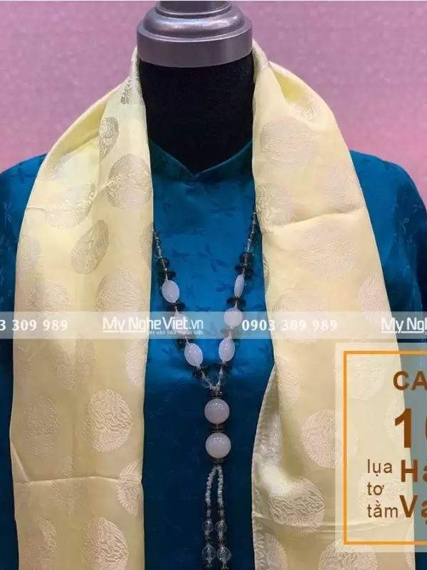Khăn Choàng Cổ Họa Tiết Song Hạc MNV-KLTA44180-4