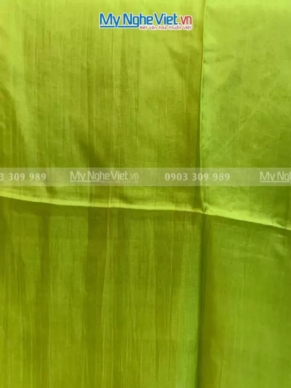 khăn choàng cổ lụa trơn màu xanh