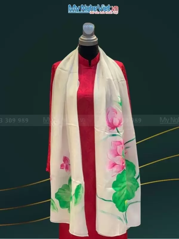 Khăn lụa Hà Đông 100% tơ tằm