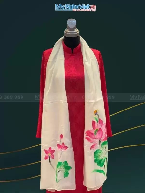 Khăn lụa Hà Đông 100% tơ tằm