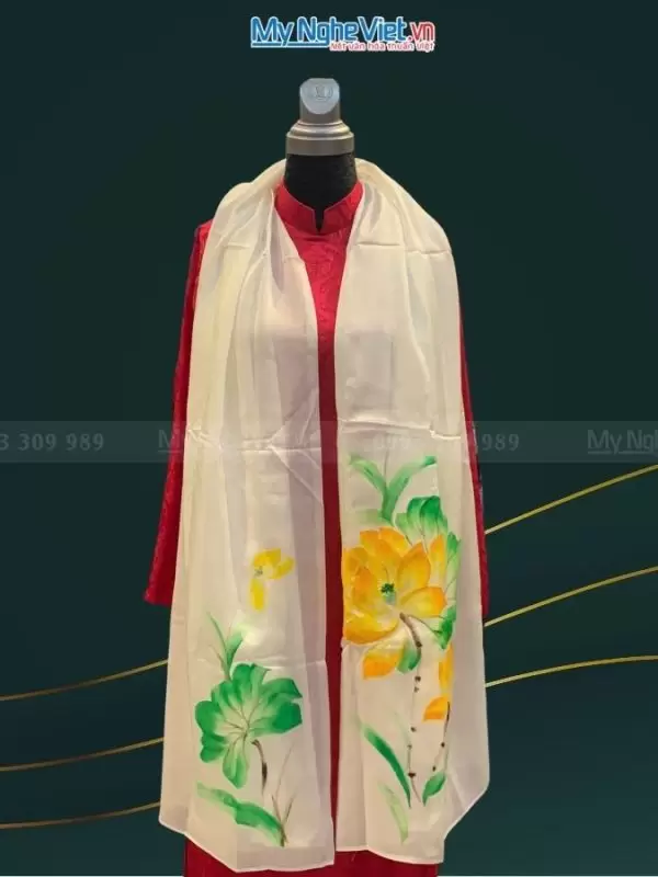 Khăn lụa Hà Đông 100% tơ tằm