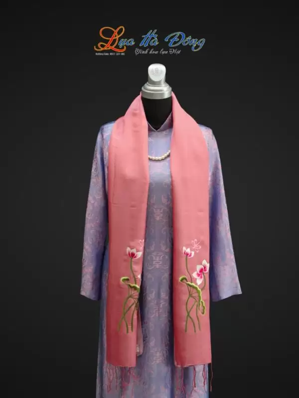 Khăn Thêu Sen 40x180 MNV-KLTA4080/17