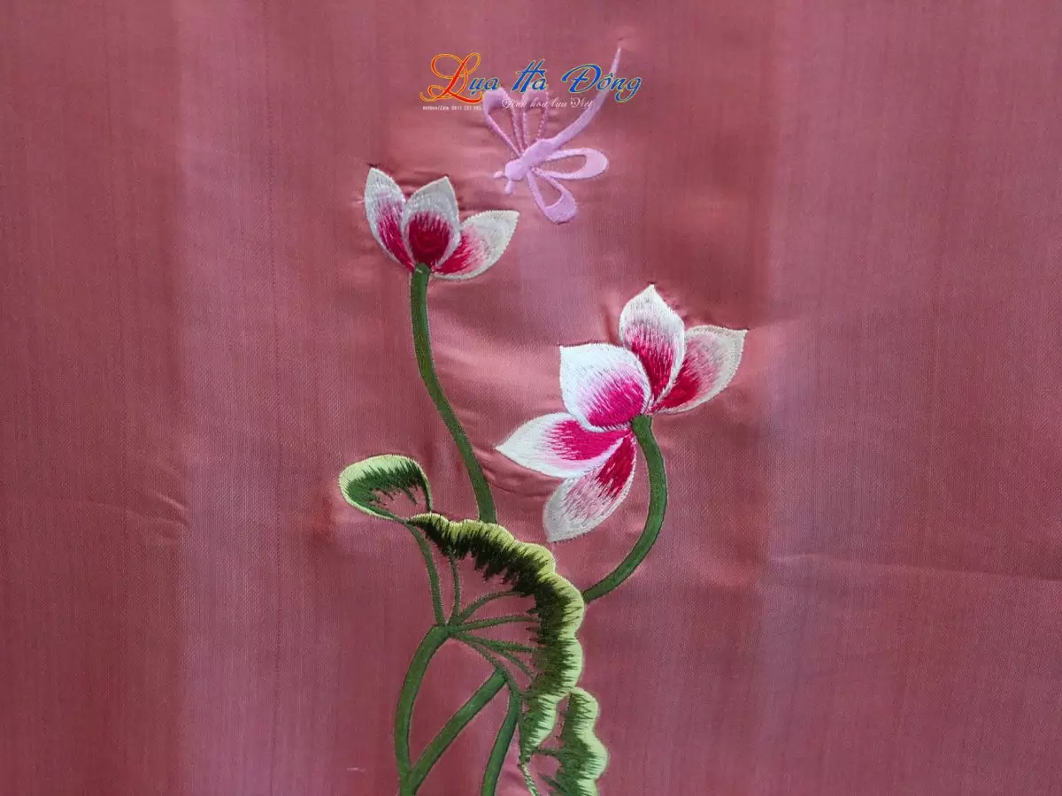 Khăn Thêu Sen 40x180 MNV-KLTA4080/17 - Ảnh 3