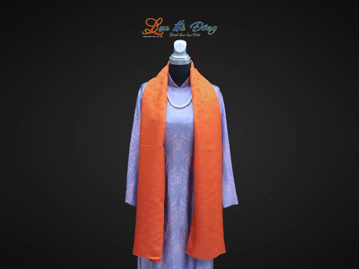 Khăn lụa HOA nhiều mẫu 44x197cm KLTA419 - Ảnh 2