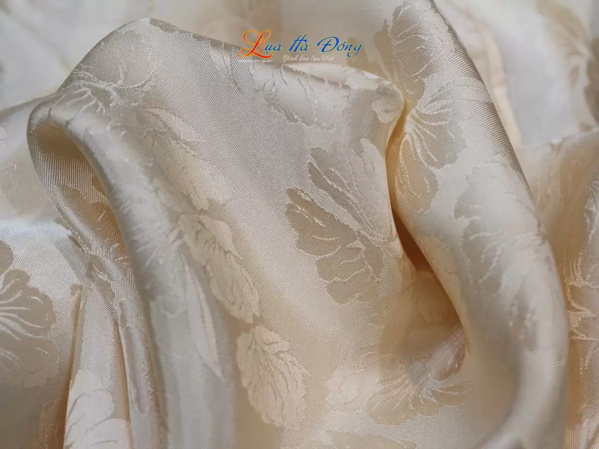 Khăn lụa HOA bèo trắng nhiều mẫu 44x197cm KLTA419 - Ảnh 3