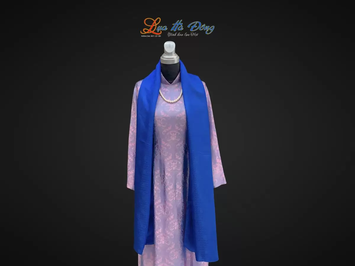 Khăn lụa họa tiết vảy rồng nhiều mẫu 44x197cm KLTA419 - Ảnh 2