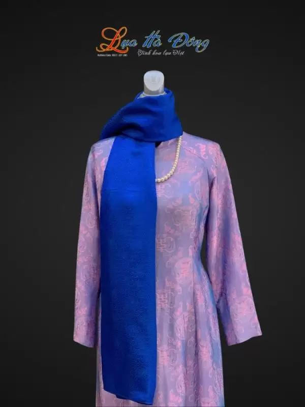 Khăn lụa họa tiết vảy rồng nhiều mẫu 44x197cm KLTA419