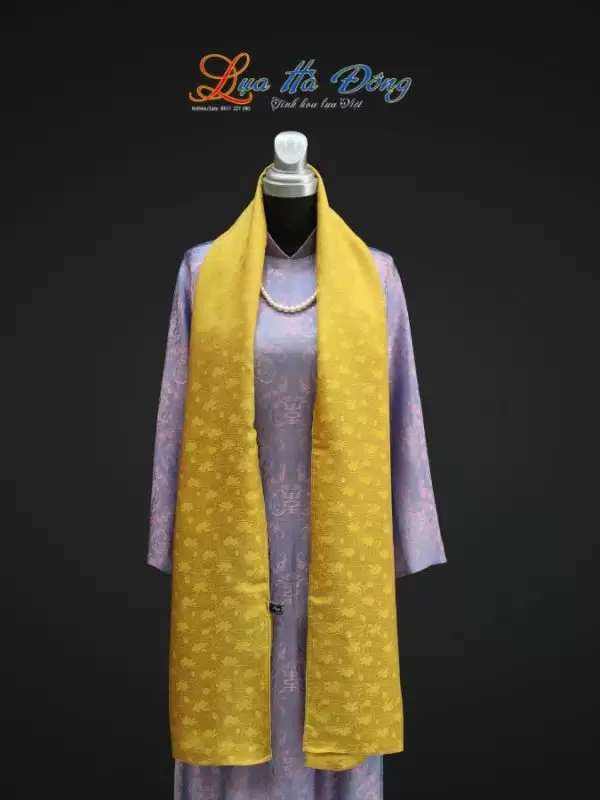 Khăn lụa HOA sen dây nhiều mẫu 44x197cm KLTA419