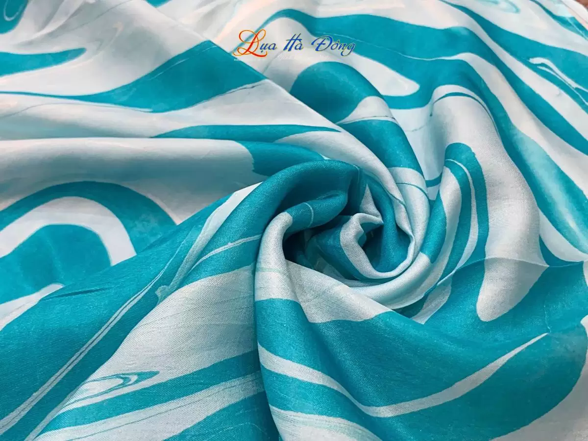 Khăn Lụa Tơ Tằm Vẽ Thủy Ấn