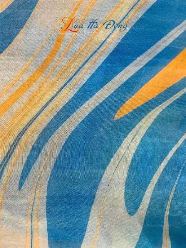 Khăn Lụa Tơ Tằm Vẽ Thủy Ấn