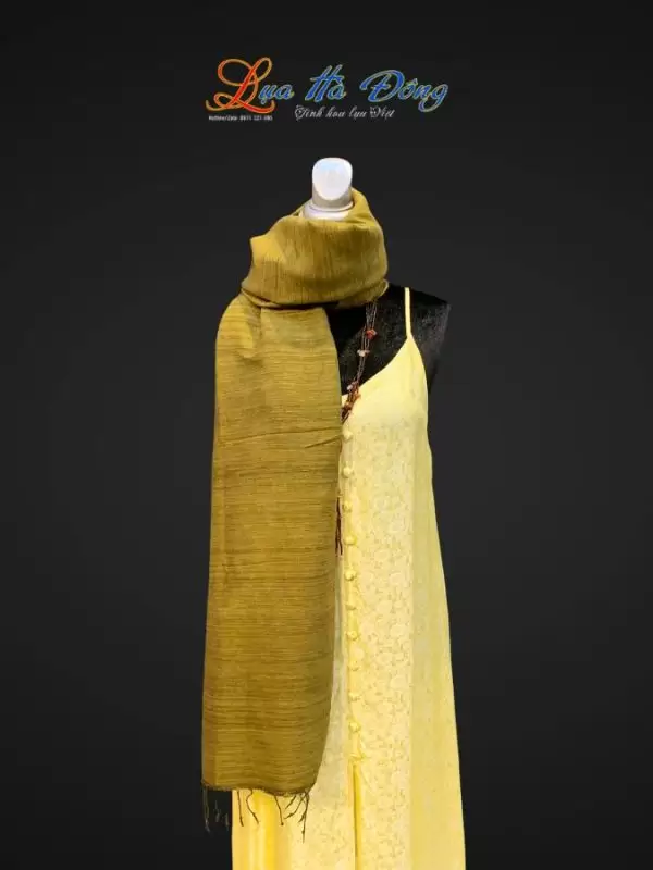 Khăn Đũi Xanh Rêu