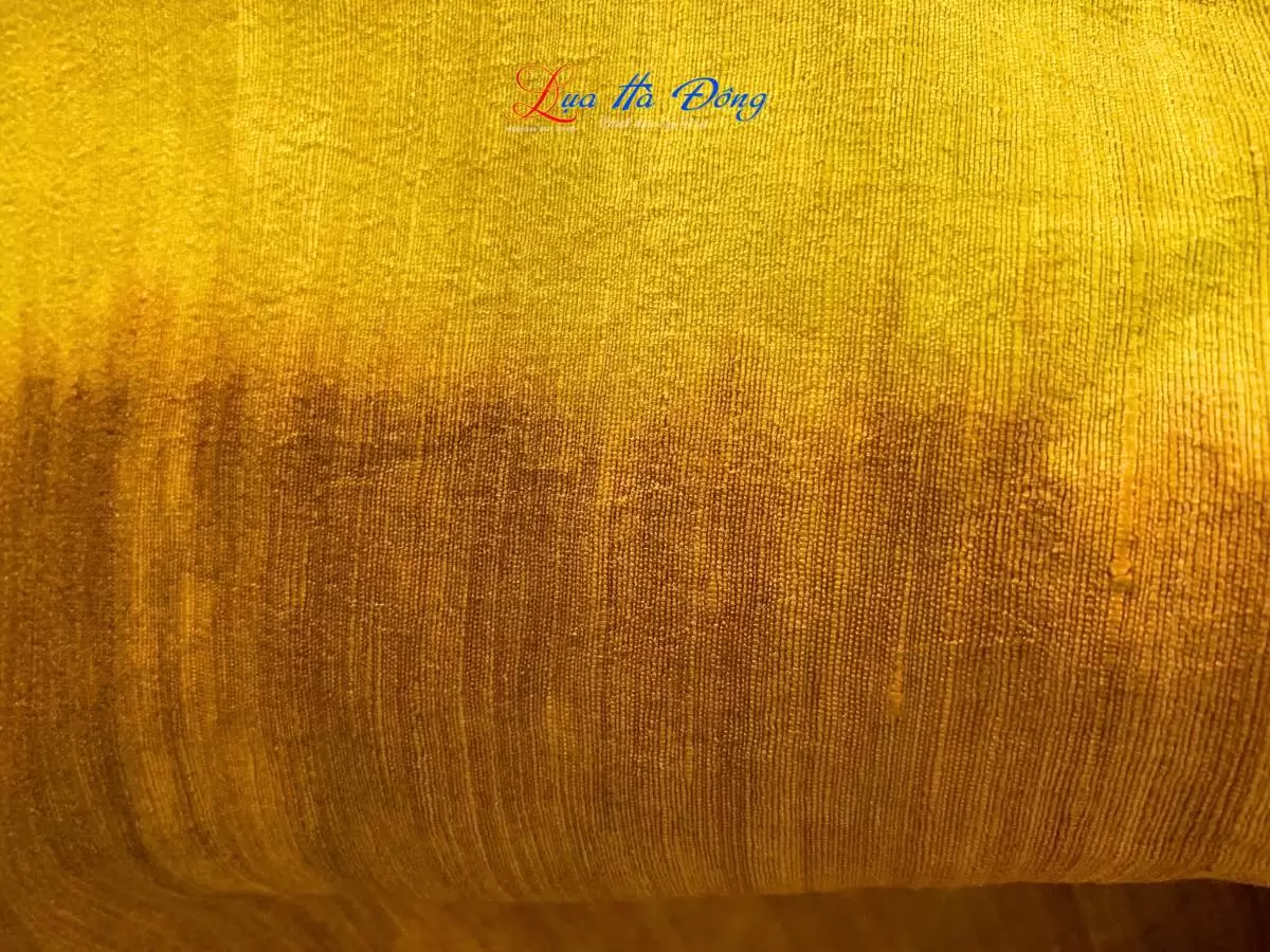 Khăn Đũi Loang Màu Vàng Cam