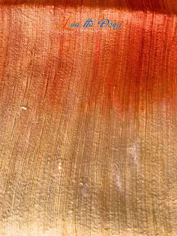 Khăn Đũi Loang Màu Cam Vàng Đồng