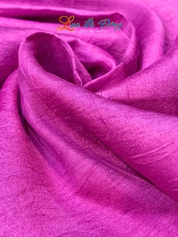 Khăn lụa tơ tằm màu hồng