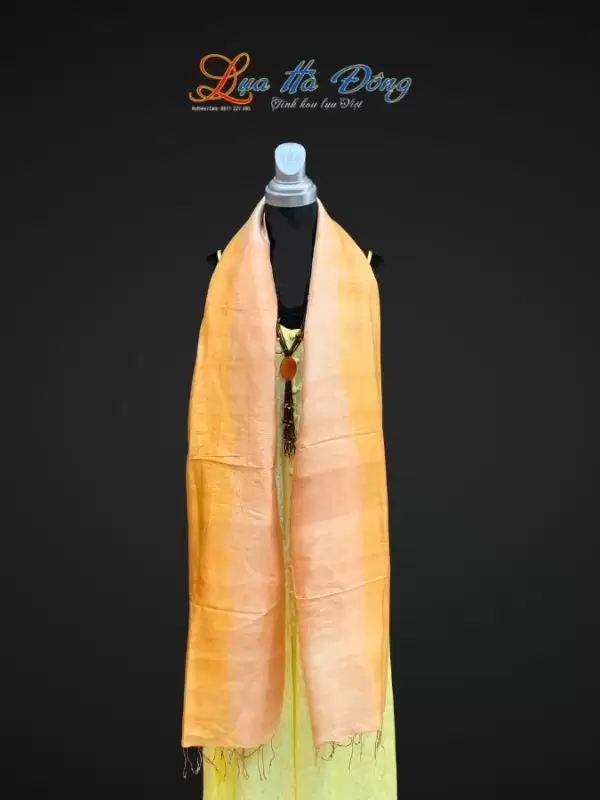 Khăn lụa tơ tằm loang