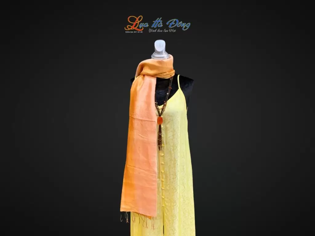 Khăn lụa tơ tằm loang