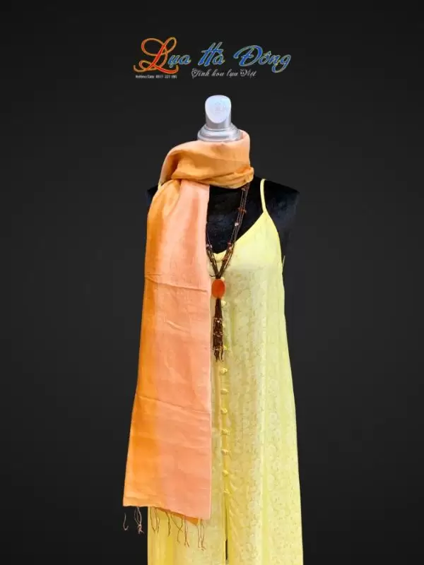 Khăn lụa tơ tằm loang