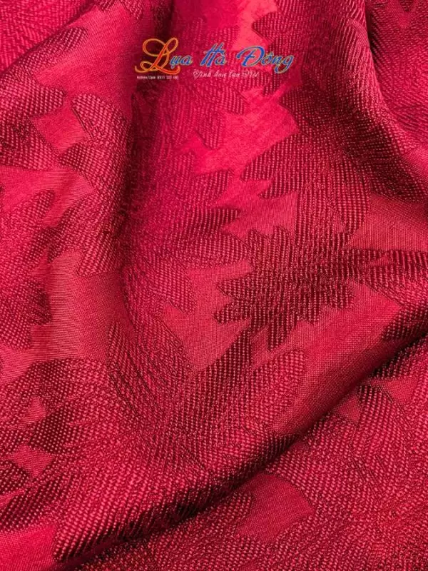 Khăn lụa vân cổ triện thọ