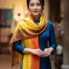 Khăn lụa đũi loang 100% silk cao cấp
