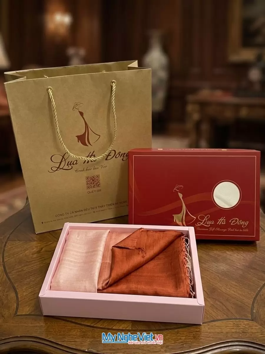 Khăn lụa tơ tằm loang 100% silk cao cấp