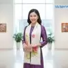 Khăn lụa đũi họa tiết hoa vẽ tay 100% silk cao cấp