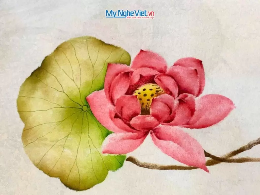 Khăn lụa đũi họa tiết hoa vẽ tay 100% silk cao cấp