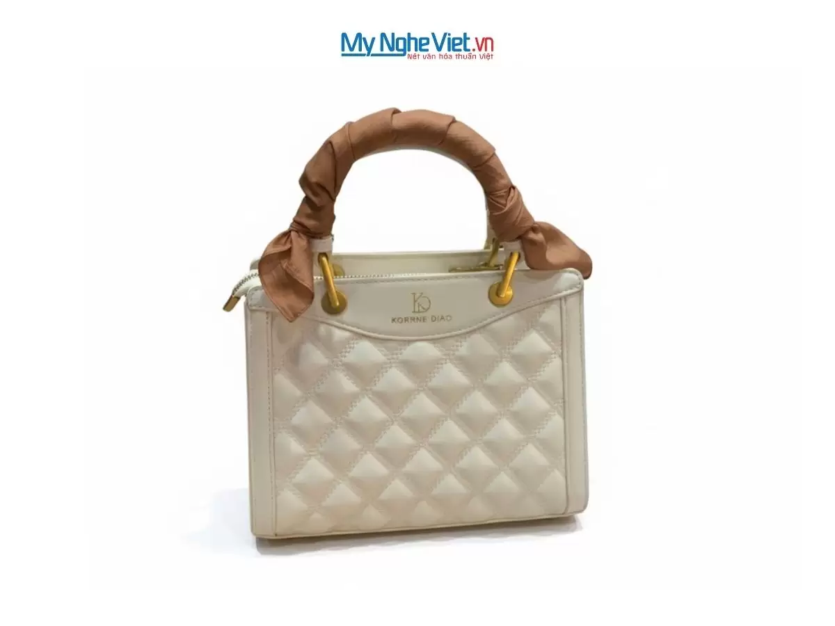 Khăn lụa vuông tơ tằm trơn màu nâu cà phê