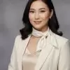 Khăn lụa vuông tơ tằm trơn màu trắng