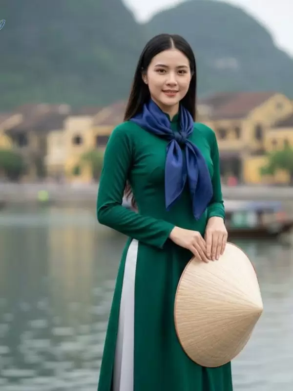 khăn vuông lụa tơ tằm thêu sơn trơn màu xanh than