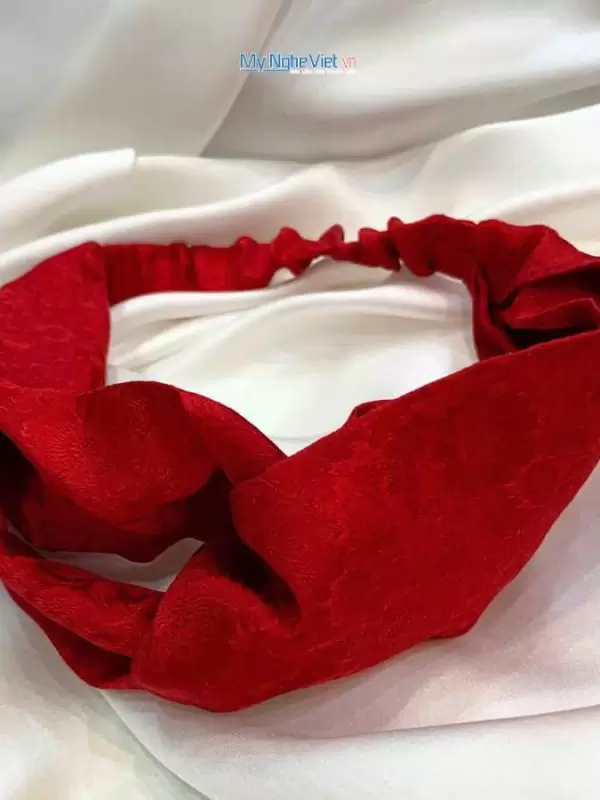 Alternative view of Băng đô cài tóc lụa Hà Đông nhiều mẫu