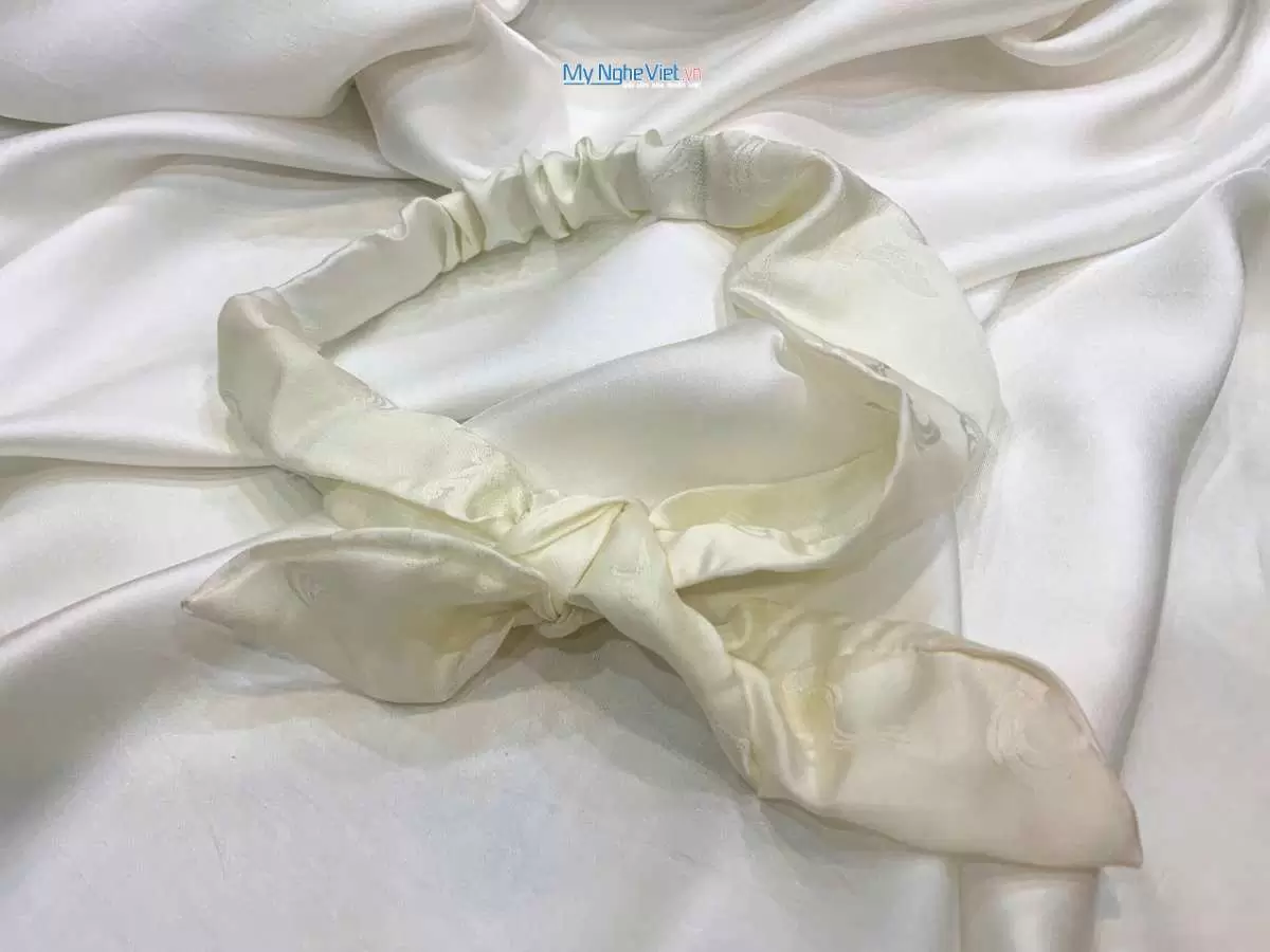 Băng đô cài tóc lụa Hà Đông nhiều mẫu