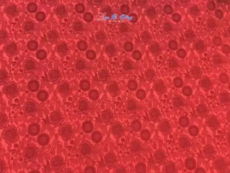 Alternative view of Áo Lụa Hồng Nhí Màu Đỏ 3.7 MNV-LHD66-3.7