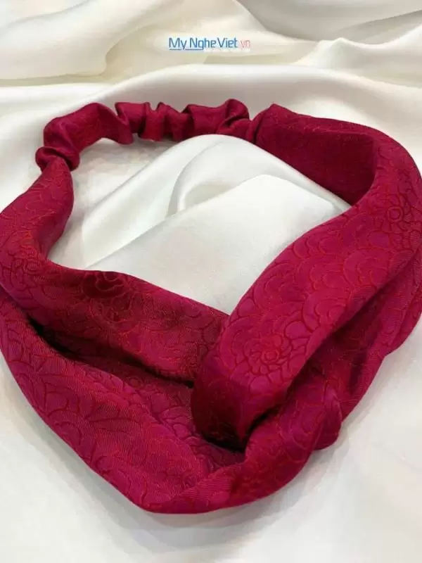 Băng đô cài tóc lụa Hà Đông nhiều mẫu