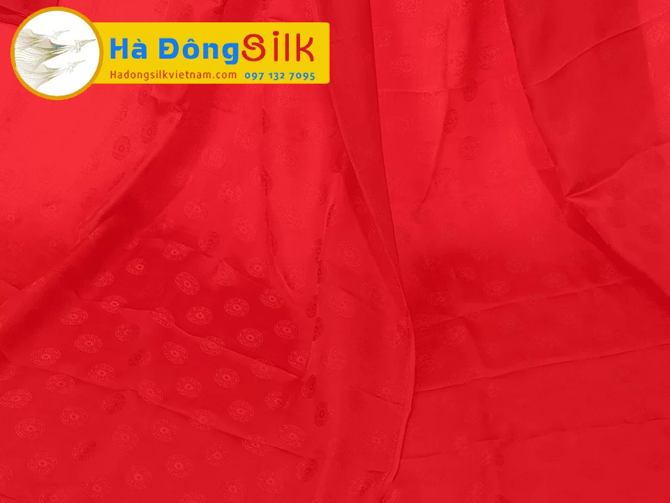 Bộ Áo Dài Lụa Hà Đông Họa Tiết Trống Đồng 70% tơ tằm MNV-LHD19