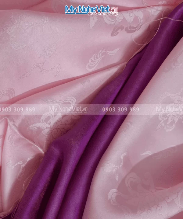 Vải lụa hoạ tiết