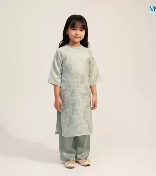 Áo Dài Tết Bé Gái