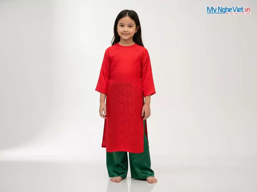 Áo Dài Tết Bé Gái