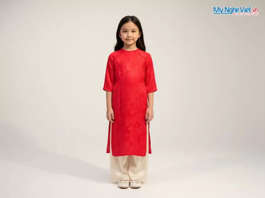 Áo Dài Tết Bé Gái