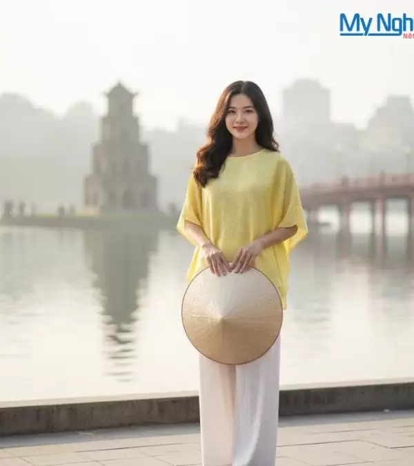 Áo lụa may sẵn cánh dơi họa tiết phượng sen