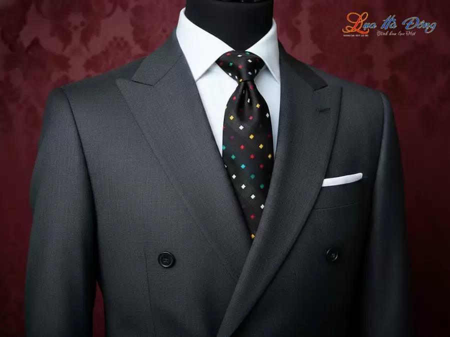 Cà vạt lụa tơ tằm họa tiết  ô vuông nhiều màu MNV-CRV29