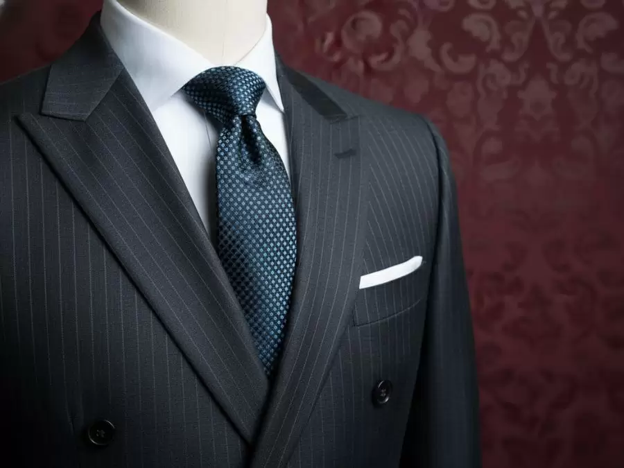 Cà vạt lụa tơ tằm họa tiết ô vuông xanh nhạt MNV-CRV66